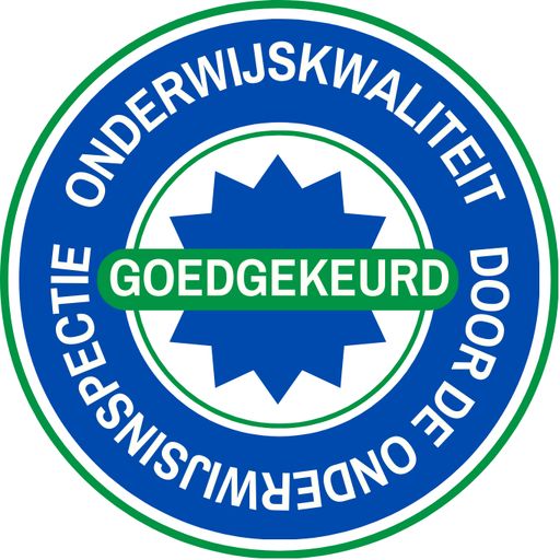 badge goedgekeurd door de onderwijsinspectie